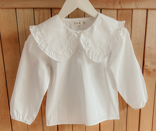 Frilly Collar Blouse
